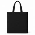 Classic Cotton Canvas Black Tote Bag